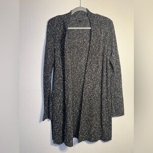 Eileen Fisher longline speckled knit cardigan XS